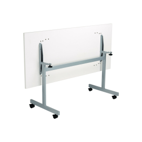 Jemini Rectangular Tilt Table 1600mm x 800mm x 720mm White Silver 577514 F
