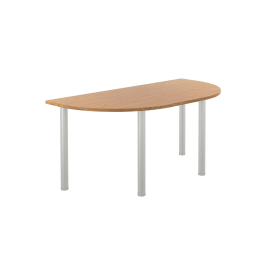 Jemini Semi Circular Multipurpose Table 1600mm x 800mm x 730mm Nova Oak 764938 F