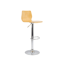 Jemini Stork High Stool 450mm x 410mm x 830 1040mm Beech 519903 F