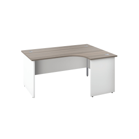 Jemini Switch Radial Right Hand 1600mm x 1200mm x 730mm Grey Oak 577530 F