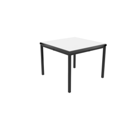Jemini Table Multipurpose Classroom Table 600mm x 600mm x 530mm Grey Black KF882429 F