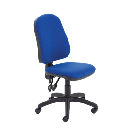 Jemini Teme High Back Operator Chair 640mm x 640mm x 985 1175mm Blue 411694 F
