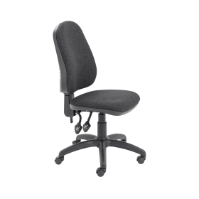 Jemini Teme High Back Operator Chair 640mm x 640mm x 985 1175mm Charcoal 411693 F