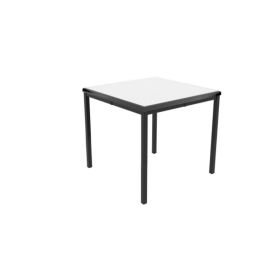 Jemini Titan Multipurpose Classroom Table 600mm x 600mm x 590mm Grey Black KF882431 F
