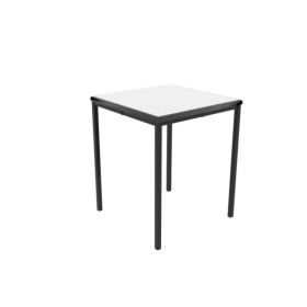Jemini Titan Multipurpose Classroom Table 600mm x 600mm x 760mm Grey Black KF882437 F