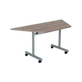 Jemini Trapezoidal Tilt Table 1600x800x720mm Grey Oak Silver KF822554 542452 F