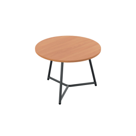 Jemini Trinity Low Table 600mm x 600mm x 435mm Beech Black 795773 F