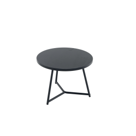 Jemini Trinity Low Table 600mm x 600mm x 435mm Black Black 795774 F