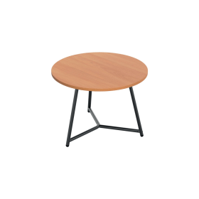 Jemini Trinity Low Table 800mm x 800mm x 435mm Beech Black 795794 F