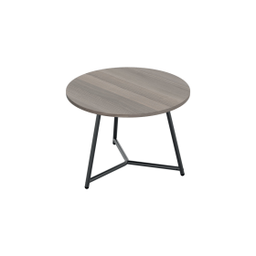 Jemini Trinity Low Table 800mm x 800mm x 435mm Grey Oak Black 795797 F