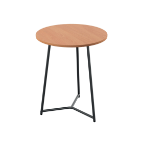 Jemini Trinity Mid Table 600mm x 600mm x 735mm Beech Black 795780 F