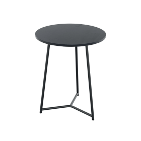 Jemini Trinity Mid Table 600mm x 600mm x 735mm Black Black 795781 F