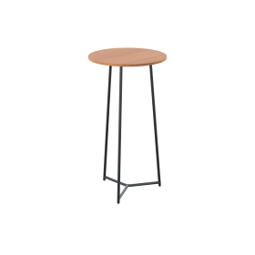 Jemini Trinity Round Coffee Table 600mm x 1110mm Beech Black 795787 F