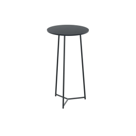 Jemini Trinity Round Coffee Table 600mm x 1110mm Black Black 795788 F