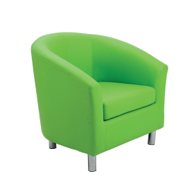 Jemini Tub Polyurethane Armchair Lime 831812 F