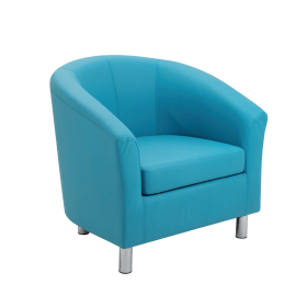 Jemini Tub Polyurethane Armchair Sky Blue 831815 F