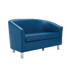 Jemini Tub Sofa Polyurethane Blue 831683 F