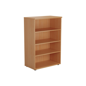 Jemini Wooden Bookcase 800mm x 450mm x 1200mm Beech 574671 F