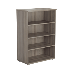 Jemini Wooden Bookcase 800mm x 450mm x 1200mm Grey Oak 808309 F