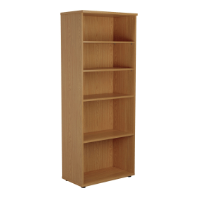 Jemini Wooden Bookcase 800mm x 450mm x 2000mm Nova Oak 574737 F