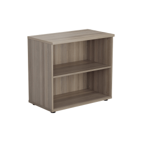 Jemini Wooden Bookcase 800mm x 450mm x 730mm Grey Oak 574752 F