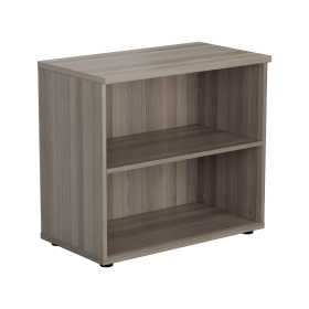 Jemini Wooden Bookcase 800mm x 450mm x 730mm Grey Oak 808303 F