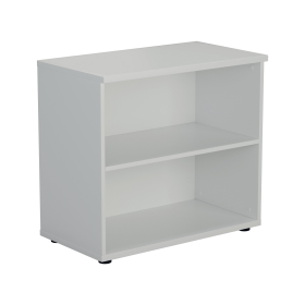 Jemini Wooden Bookcase 800mm x 450mm x 730mm White 574755 F