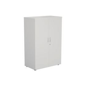Jemini Wooden Cupboard 800mm x 450mm x 1200mm White 574677 F