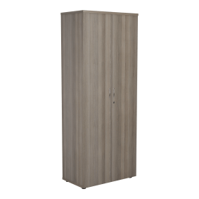 Jemini Wooden Cupboard 800mm x 450mm x 2000mm Grey Oak 808306 F