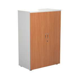 Jemini Wooden Cupboard 800x450x1600mm White Beech KF810452 574695 F