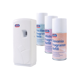 Jeyes Air Freshening Machine With Three Aerosol Scents 912119 F