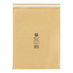 Jiffy Airkraft Size 8 Bubble Lined Mailer Gold GO 8 50 Pack 390139 F