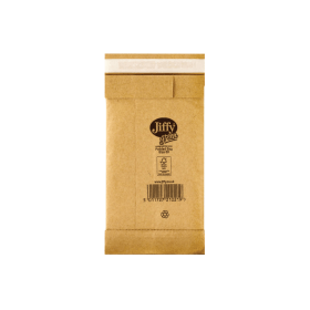 Jiffy Padded Bag Size 00 105mm x 229mm Brown PB 00 200 Pack 106499 F