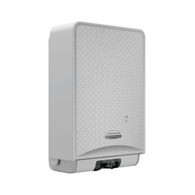 KC ICON Auto Soap and Sanitiser Dispenser Grey and Faceplate Silver Mosaic 813103 F