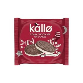 Kallo Dark Chocolate Rice Cake Thins Two Pack 30 Pack 795234 F