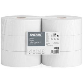 Katrin Jumbo Toilet Roll 2 Ply 798 Sheets 6 Pack 62110 506670 F