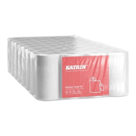 Katrin Kitchen Towel Paper Roll 14.72m 2 Ply White 32 Pack 838414 F