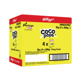 Kelloggs Coco Pops Bag 500g 4 Pack 830493 F