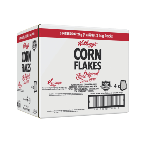 Kelloggs Cornflakes Bag 500g 4 Pack 830504 F