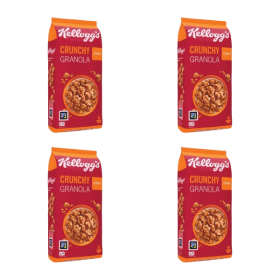 Kelloggs Crunchy Granola Bag 1.5kg 4 Pack 830494 F