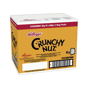 Kelloggs Crunchy Nut Bag 460g 4 Pack 893020 F