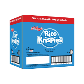 Kelloggs Rice Krispies Bag 400g 4 Pack 830506 F