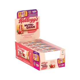 Kelloggs Strawberry Nutrigrain Breakfast Bar 37g 25 Pack 830507 F
