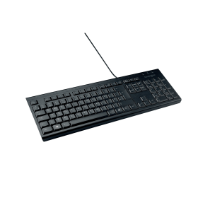 Kensington EQ KB100S Full Size Keyboard Wired Black 884663 F