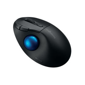 Kensington Pro Fit Ergo TB450 Trackball Wireless Mouse Black Blue 821698 F