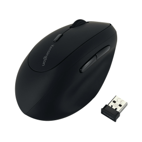 Kensington Pro Fit Ergonomic Left Handed Wireless Mouse Black 773481 F