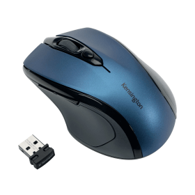 Kensington Pro Fit USB Mid Size Wireless Mouse Blue 384407 F
