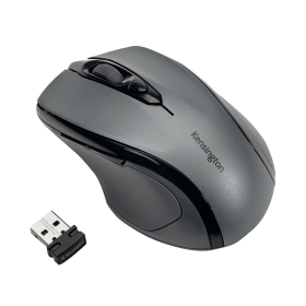 Kensington Pro Fit USB Mid Size Wireless Mouse Grey 384406 F