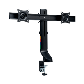 Kensington Smartfit Space Saving Dual Monitor Arm Black 602361 F