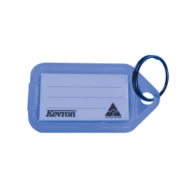 Kevron Plastic Clicktag Key Tag Blue 100 Pack 146779 F